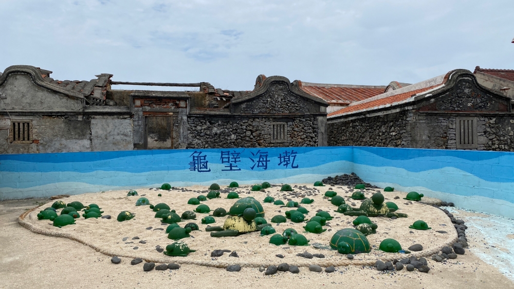 海龜造景